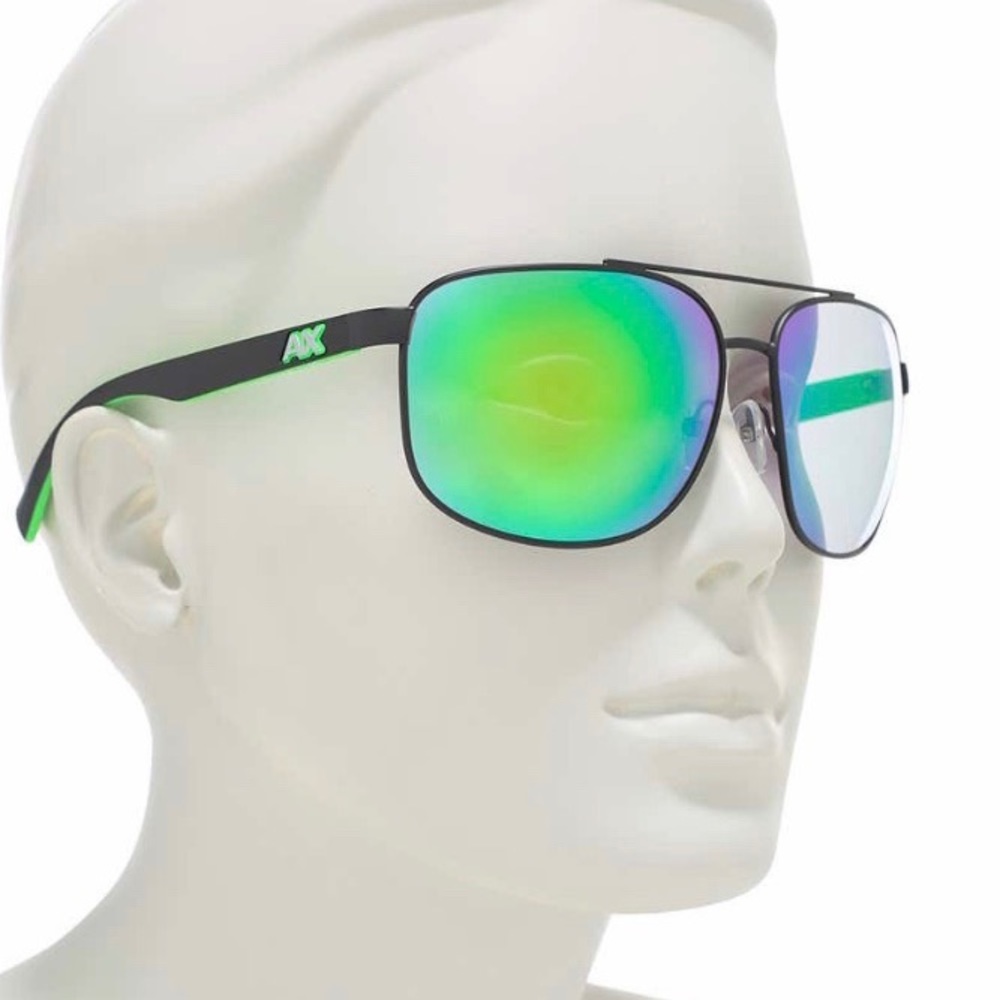 Armani Green Aviators - Picture 2 of 4